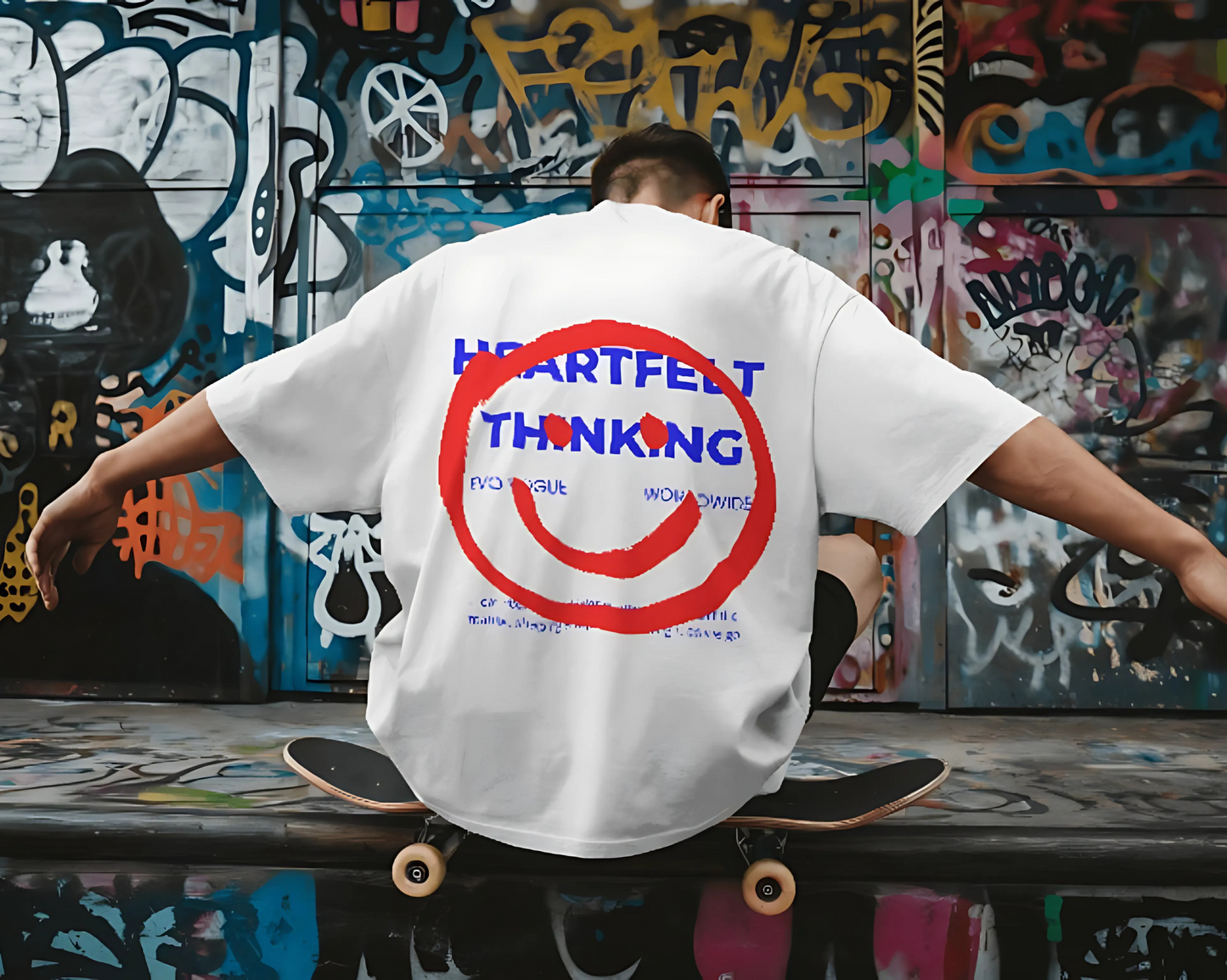 Heartfelt Thinking - Premium Oversized T-Shirt