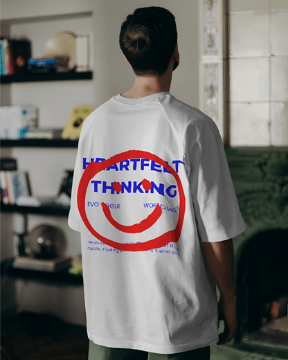 Heartfelt Thinking - Premium Oversized T-Shirt