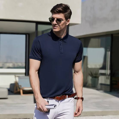 Navy Blue Premium Polo T-Shirt