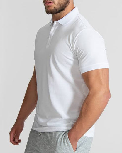 White Premium Polo T-Shirt