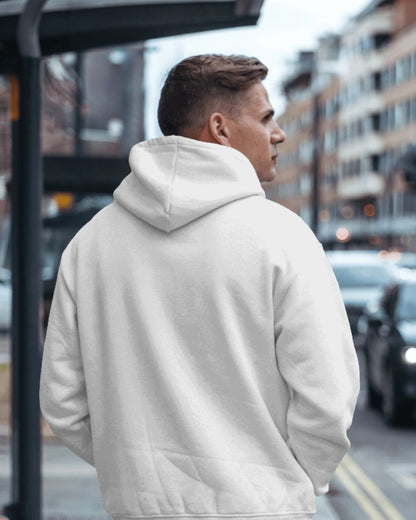 Classic Plain White Hoodie – Elegance in Simplicity