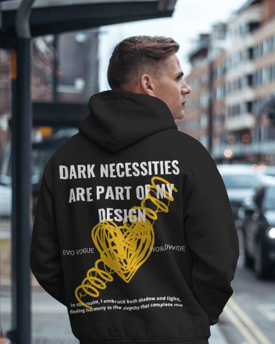 Dark Necessities Oversized Hoodie by Evo Vogue