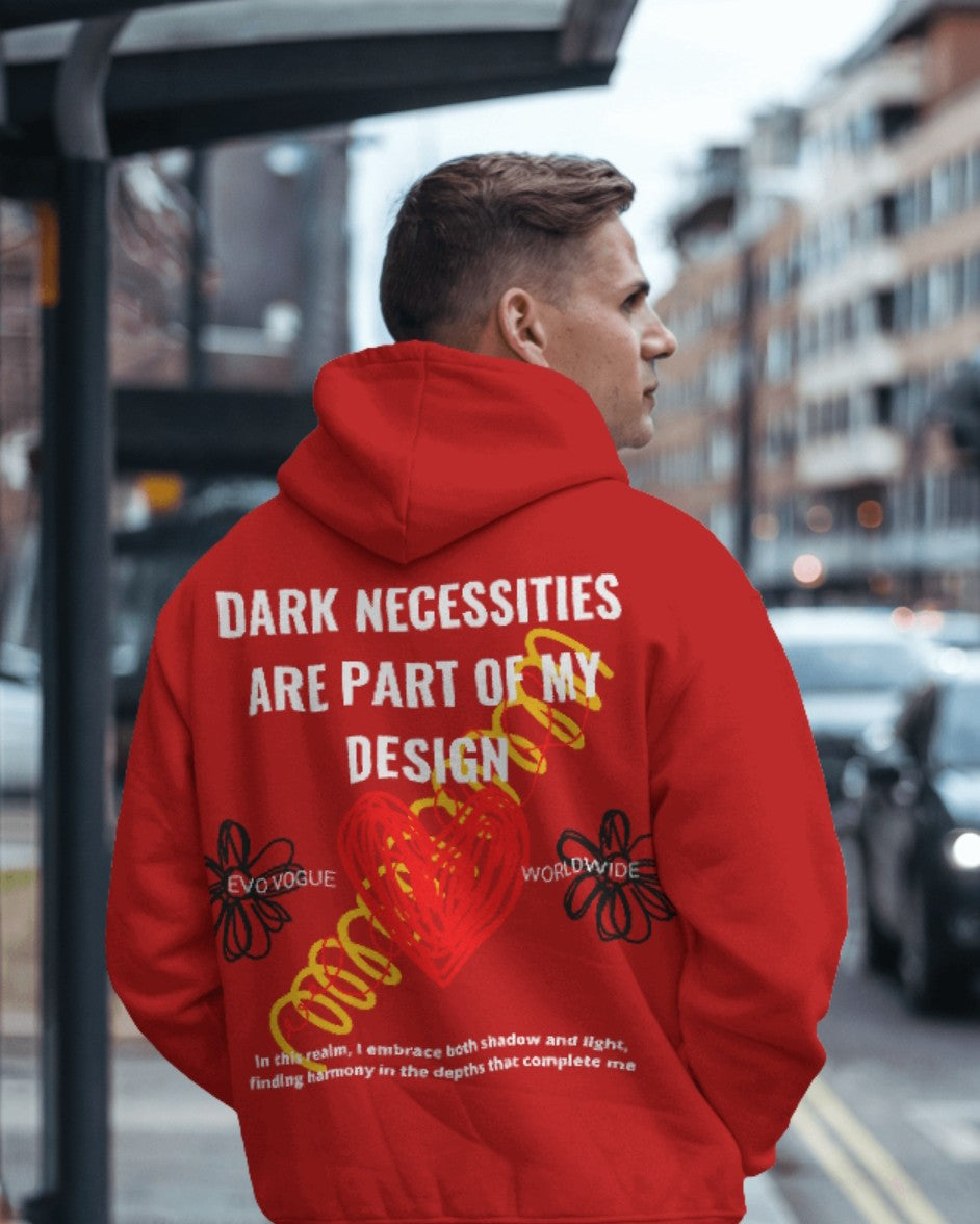 Dark Necessities Oversized Hoodie by Evo Vogue