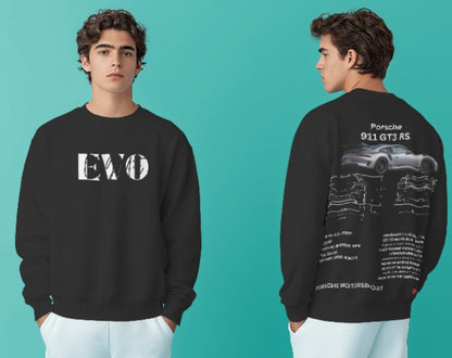 Porsche 911 GT3 RS Sweatshirt by Evo Vogue