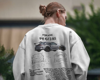 Porsche 911 GT3 RS Sweatshirt by Evo Vogue