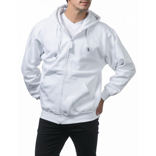 Ivory Frost - Evo Vogue Heavyweight Zip Hoodie