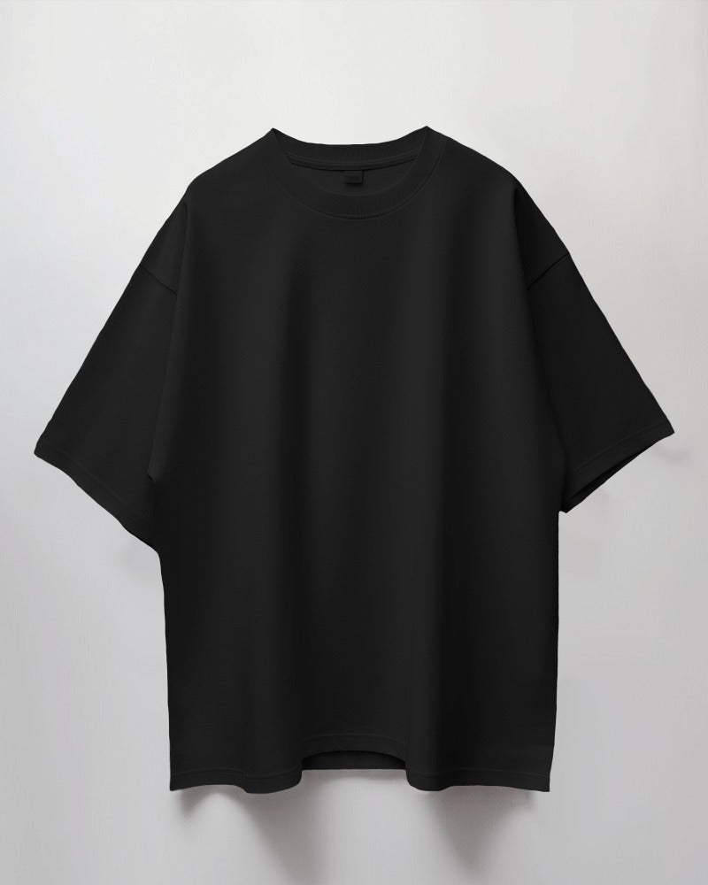 Classic Black Oversized T-Shirt by Evo Vogue