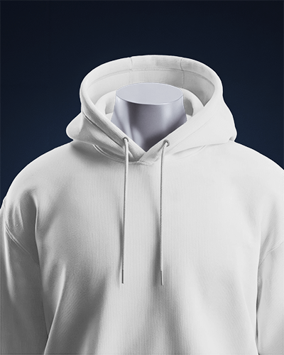 Classic Plain White Hoodie – Elegance in Simplicity